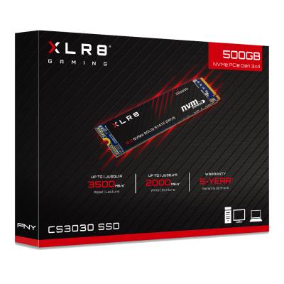SSD PNY XLR8 CS3030 500GB NVMe Gen3x4